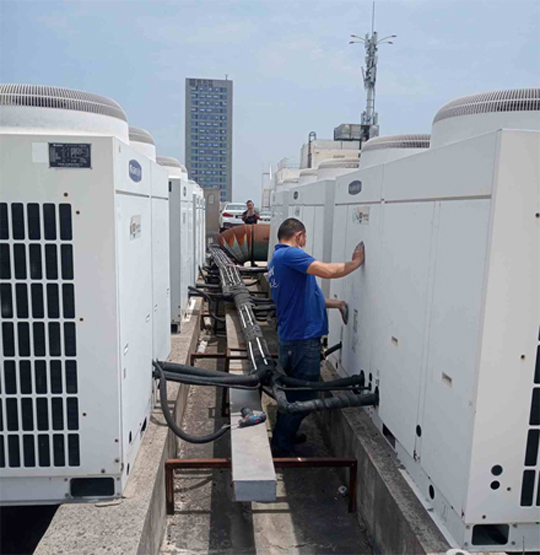 永仁中央空调制热和不制冷系统维修方法